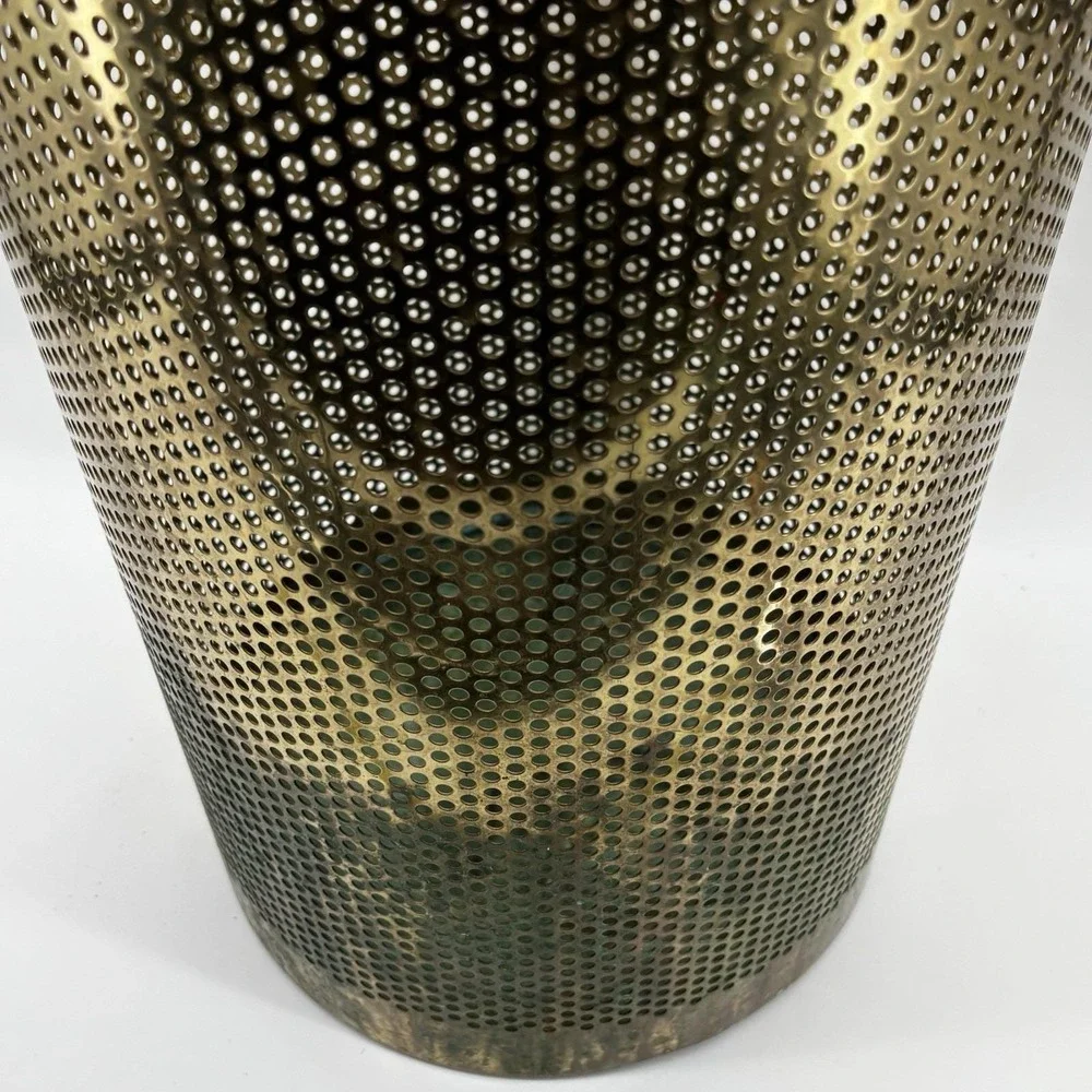 FrontGate Brass Waste Basket Approx 20